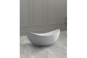 Ванна из искусственного камня Abber Stein 180х80 белый матовый - 3