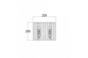 Настенный светильник Maytoni Solar MOD087WL-02G - 2