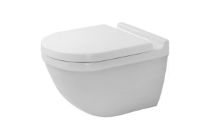 Чаша для подвесного унитаза Duravit Starck 3 белый, без сиденья (2527090000)