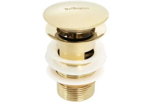 Донный клапан для раковины BelBagno золото