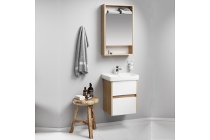 Мебель для ванной Aqwella City 50 дуб балтийский