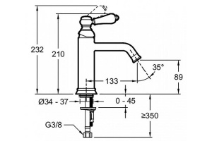 Смеситель для раковины Jacob Delafon Louise хром - 2