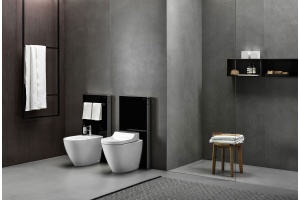 Крышка-сиденье Geberit AquaClean Tuma Comfort вставка нерж.сталь, с функцией биде 146.274.FW.1 - 3