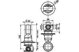Смеситель Webert Opera OA880101015 С ВНУТРЕННЕЙ ЧАСТЬЮ, хром - 2