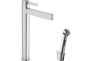 Смеситель для раковины с гигиеническим душем Hansgrohe Finoris хром