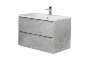 Тумба с раковиной BelBagno Albano 100 серый - 3
