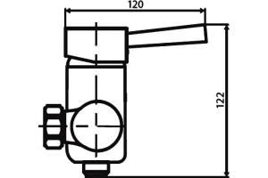 Смеситель Dorff Logic D3020000 для душа - 2