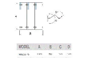Шторка на ванну Weltwasser WW100 100ZD3-75 75х140 хром (10000000935) - 2