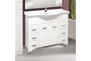 Тумба с раковиной Misty Дрея 105 6 ящиков