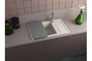 Разделочная доска для кухонной мойки Omoikiri серый (4999033) - 3