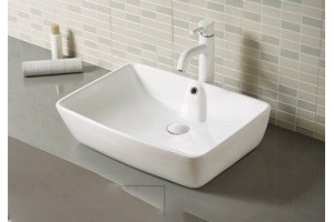 Раковина накладная Ceramalux N 59 белый (9121)