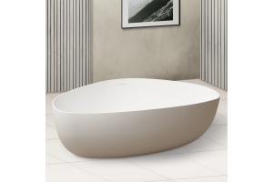 Ванна из искусственного камня Abber Stein 180х130 белый матовый