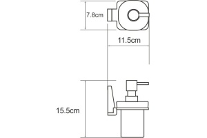 Дозатор Wasserkraft Lopau K-6099 - 3