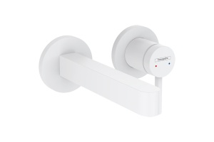 Смеситель для раковины Hansgrohe Finoris белый матовый 