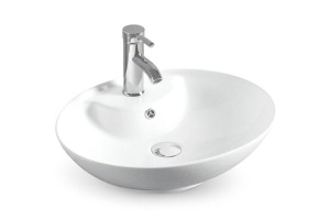 Раковина накладная CeramaLux N 50.5 см белый (78197)