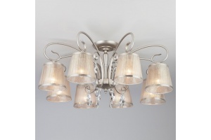 Потолочная люстра Eurosvet Liona 60065/8 серебро