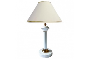 Настольная лампа декоративная Eurosvet Lorenzo 60019/1 глянцевый белый