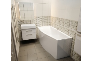 Ванна из искусственного камня Астра-Форм Скат 170x75, левая - 2