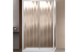 Душевой уголок Vincea Garda 150х90 хром стекло рифленое