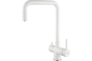 Смеситель для кухни Paulmark Wetter белый матовый