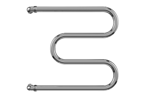 Водяной полотенцесушитель Terminus M-образный 600x600 Хром