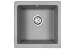 Мойка кухонная Paulmark Brilon 45 серый матовый