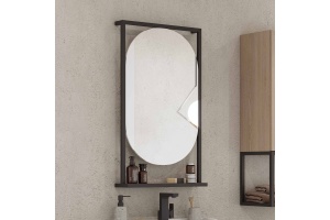 Зеркало Aquaton Лофт Фабрик 50 светлое дерево - 2