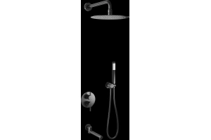Душевой комплект RGW Shower Panels SP-55G черный матовый