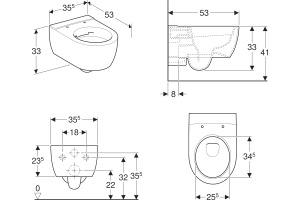 Унитаз подвесной Geberit iCon - 3