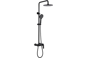 Душевой комплект RGW Shower Panels SP-33B черный матовый