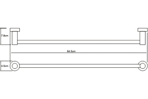 Полотенцедержатель Wasserkraft Donau K-9430 - 3