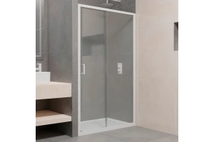 Душевая дверь RGW Passage PA-14W 140х195 профиль белый стекло прозрачное