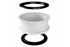 Пластиковое кольцо перелива Cezares для стеклянной раковины (44009)