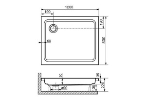 Душевой поддон Rgw  (16180282-11) - 2