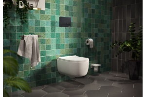 Система инсталляции для унитазов Berges Wasserhaus Novum с кнопкой смыва, черная 040255 - 2