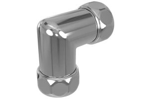 Уголок переходной для полотенцесушителя Terminus хром