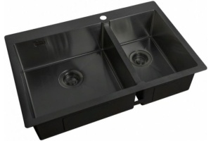 Мойка кухонная Zorg Light ZL R 780-2-510-L GRAFIT
