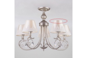 Люстра на штанге Eurosvet Incanto 60069/5 серебро