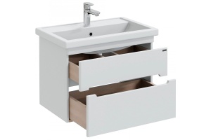 Тумба под раковину подвесная Санта Лондон 70 белый - 2