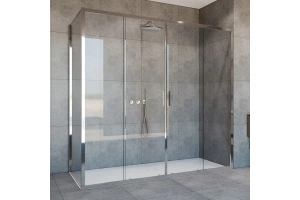 Душевой уголок Vincea Garda 180х80 хром стекло прозрачное
