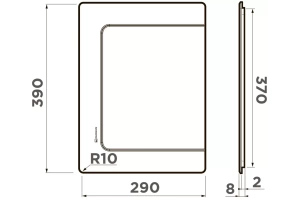 Разделочная доска для кухонной мойки Omoikiri дуб (4999102) - 2