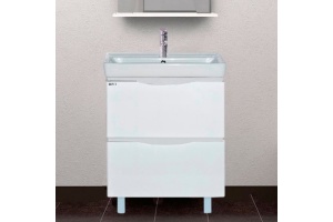 Тумба с раковиной Misty Венера 70 белая
