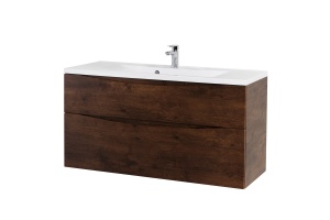 Тумба с раковиной Belbagno Marino 110 темное дерево - 2