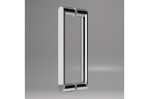 Душевой уголок Vincea Dice 110х90 профиль хром стекло прозрачное - 2