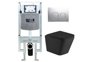Комплект Weltwasser AMBERG 497 ST + GELBACH 004 MT-BL +AMBERG RD-CR (10000006694)