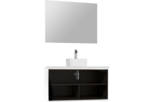 Тумба для комплекта AQUATON Брук 100 открытая, дуб феррара - 2