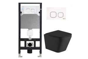 Комплект Weltwasser AMBERG 506 + GELBACH 004 MT-BL + AMBERG RD-WT (10000006782)