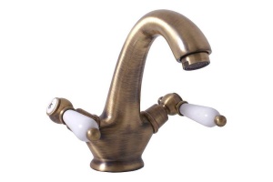 Смеситель для раковины Rav Slezak Morava retro бронза