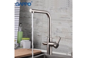 Смеситель для кухни Gappo сталь