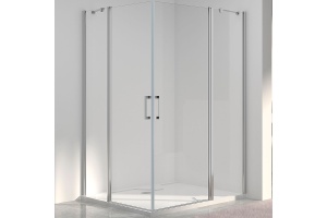 Душевой уголок Vincea Orta 100х100 хром стекло прозрачное